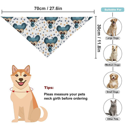 【うちの子が、街の主役に】名前や写真で作る、オリジナルペットバンダナ