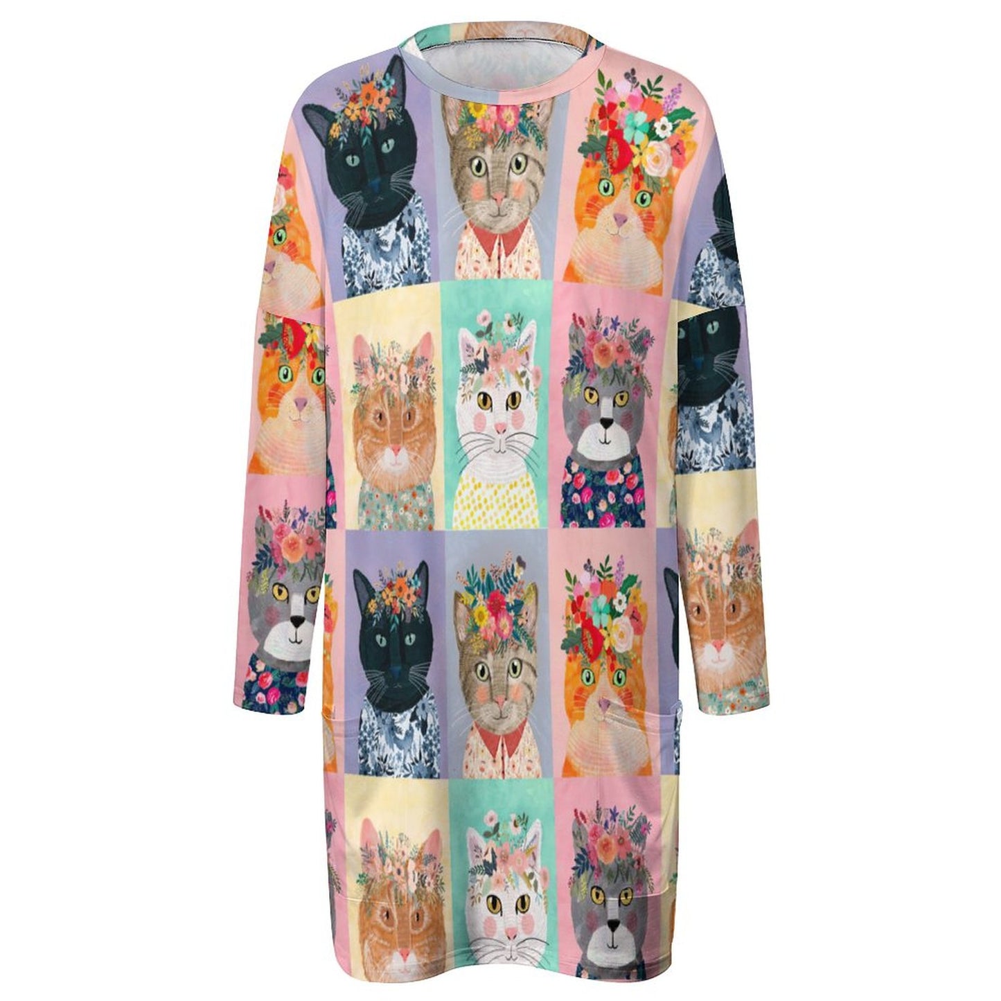 オリジナル チュニック スウェット | ポケット付き＆お尻が隠れる丈 | 2XS-6XL
