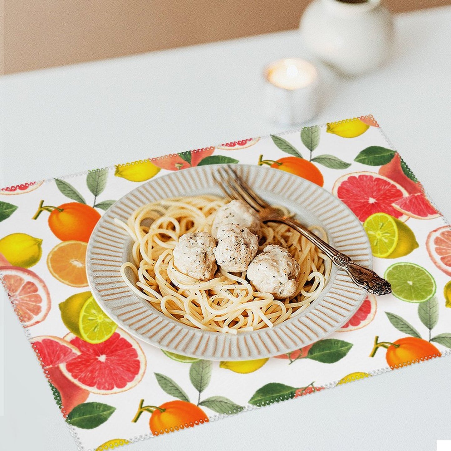 【4枚セット】食卓が、家族のギャラリーに。写真で作るオリジナルランチョンマット