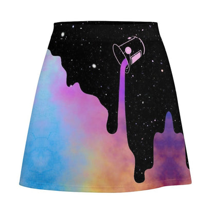 オリジナル ダブルレイヤー ミニスカート | 美脚Aライン＆透け防止 | 1点から作成