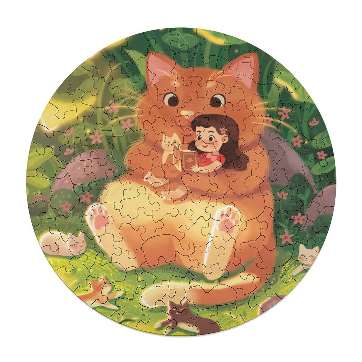 【オリジナル作成】木製 動物異形パズル | 隠れアニマルピース入り | 脳トレ・知育・ギフトに最適