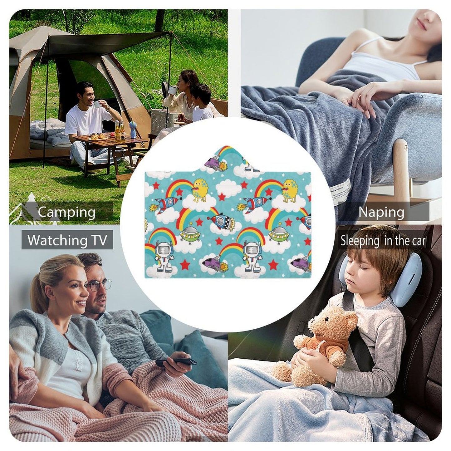 【自分だけの世界へ】写真で作るフード付き“着る毛布”｜冬のぬくぬくギフト