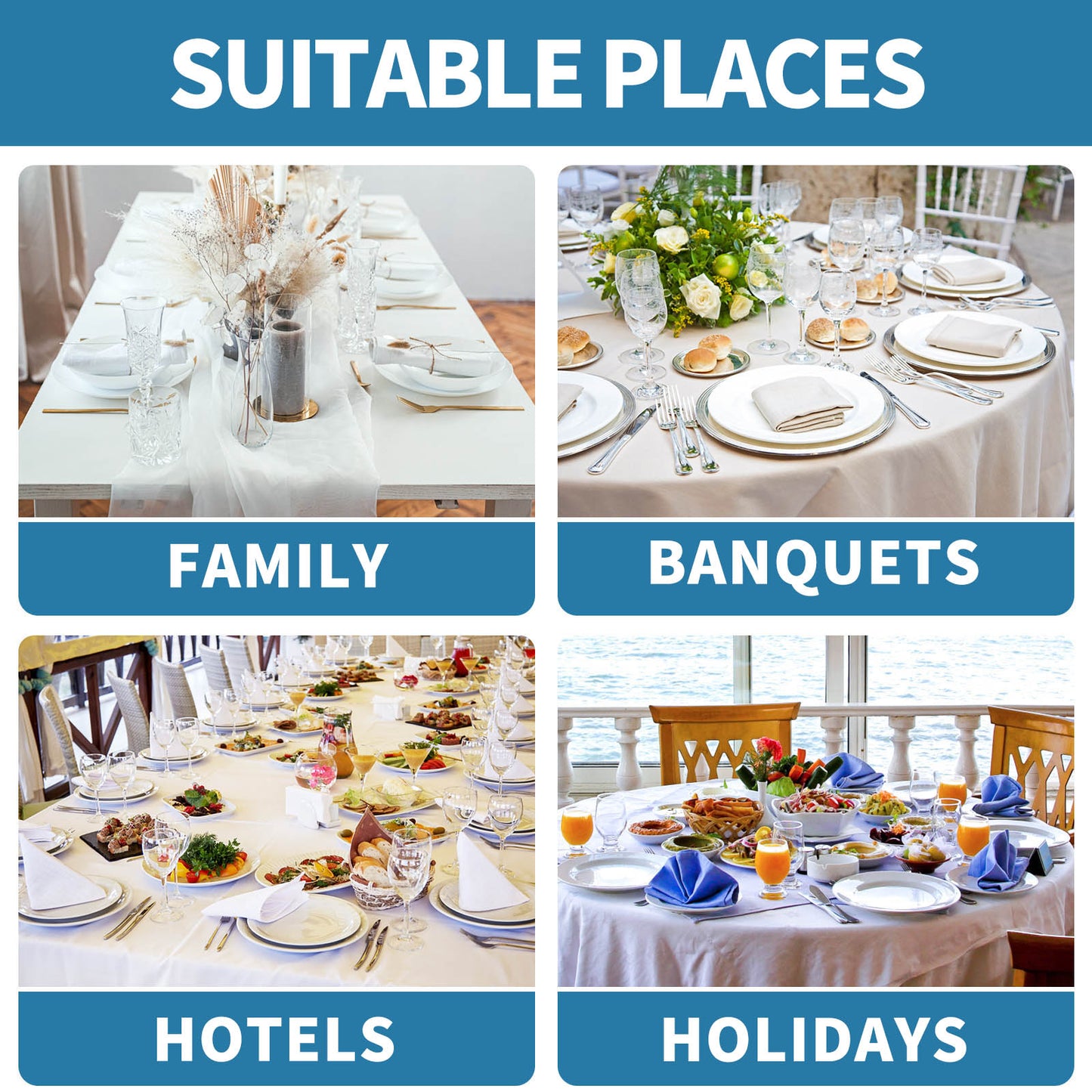 【テーブルが華やぐ】名入れ・写真で作るオリジナル布ナプキン｜結婚式・パーティーに