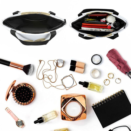 自立するオックスフォードトート｜ファスナー＆中綿入｜A4対応・広マチ18cm