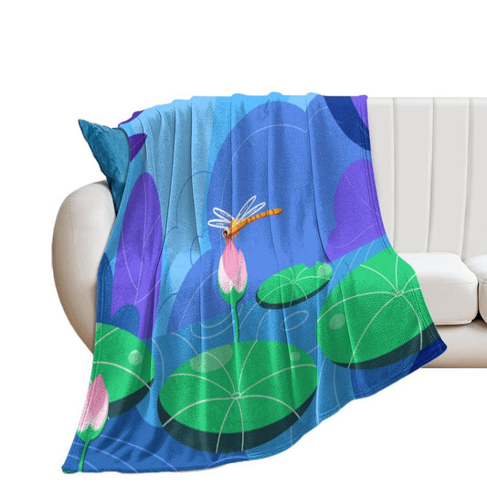 【飾れる・敷ける・包まる】写真で作る、多機能フランネルブランケット