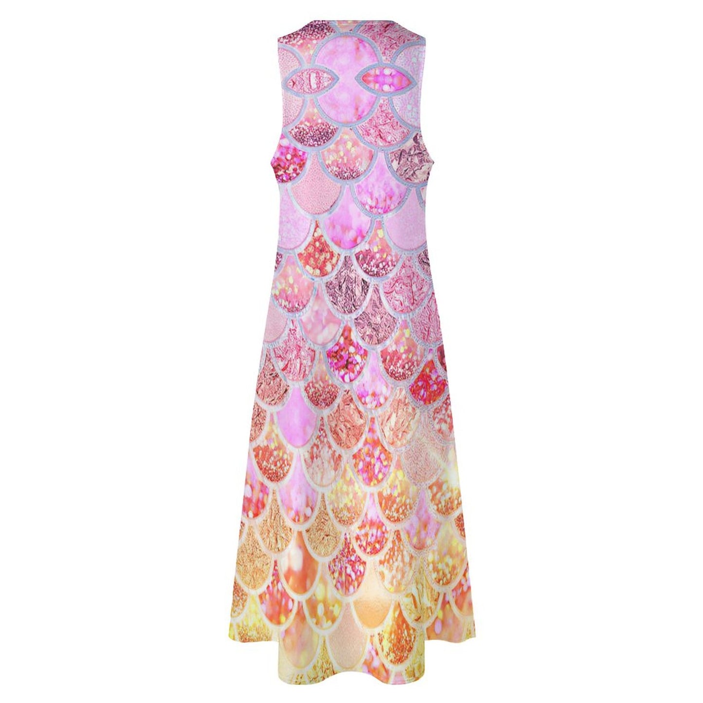 オリジナル マキシ丈ワンピース | スリムフィット＆ノースリーブ | 1枚から作成