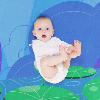 【飾れる・敷ける・包まる】写真で作る、多機能フランネルブランケット