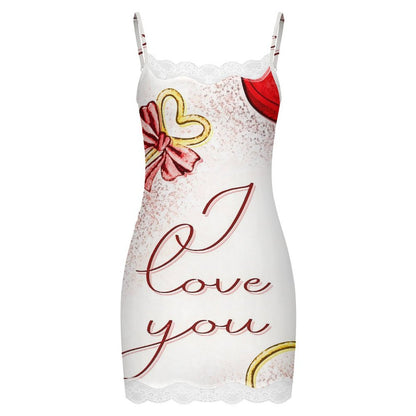 Strap Dress Love, Shrink, Key, Love You