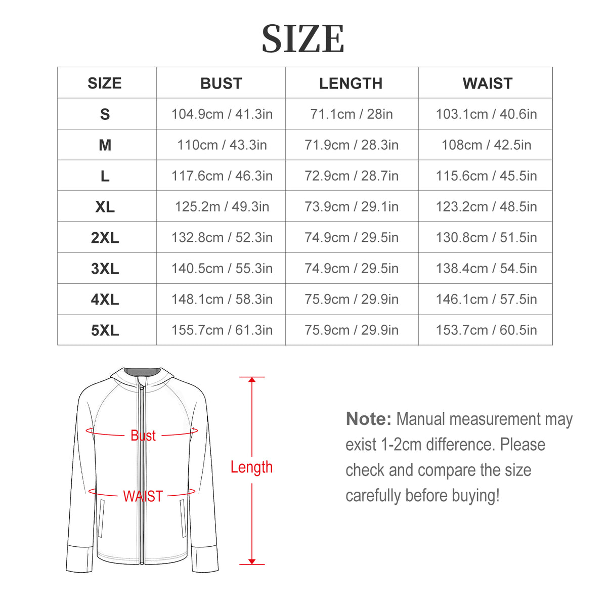 Sunscreen Hooded Long Sleeved Jacket Blue Heart