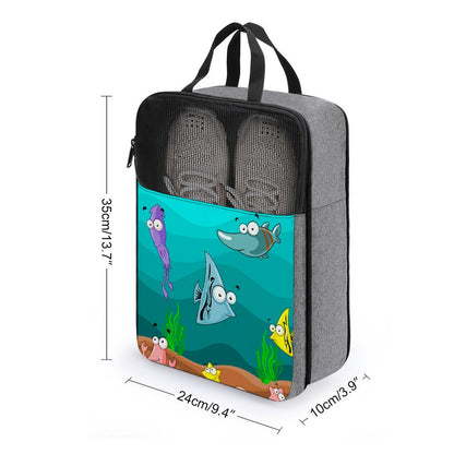 【写真でカスタム】シューズケース オリジナル | 旅行・ゴルフ用シューズバッグ