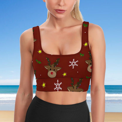 【ヨガから日常まで】カスタムできるカップ付きスポーツブラ｜見せるタンクトップ