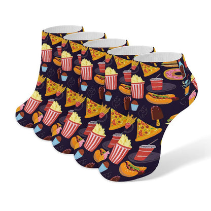 【お気に入りが毎日履ける】オリジナルくるぶしソックス5足セット｜写真でまとめ買い