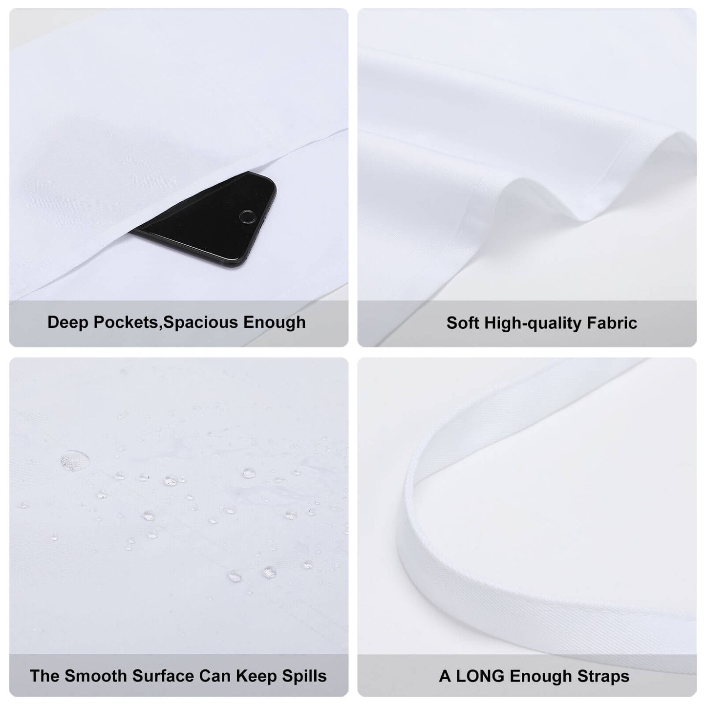 【カフェ・バーのプロ仕様】ロゴで創る、撥水ショートエプロン｜オリジナル業務用