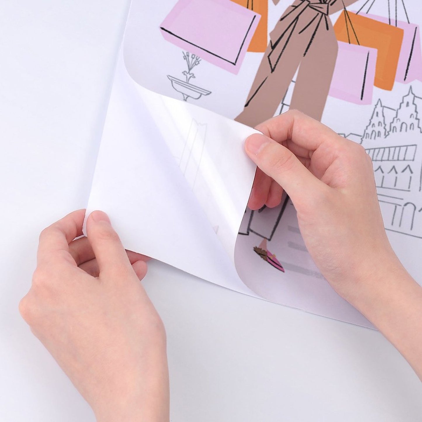 オリジナルステッカー作成 | A4フリーカット・防水 | スマホ・PC・推し活に最適なカスタムシール