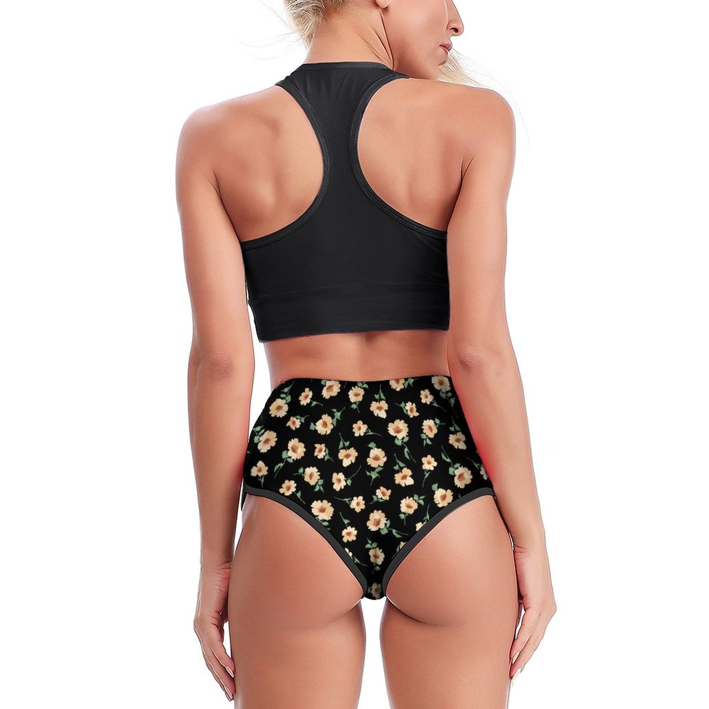 透けない・ずれない・かぶらない｜ハイウエスト カスタム ヨガショーツ｜全面プリント スポーツウェア