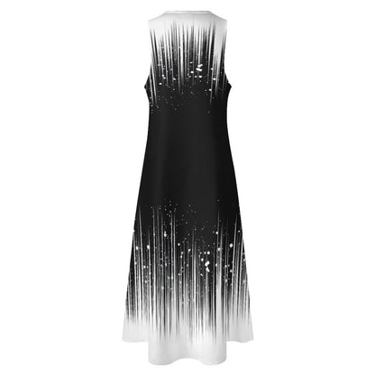 オリジナル マキシ丈ワンピース | スリムフィット＆ノースリーブ | 1枚から作成