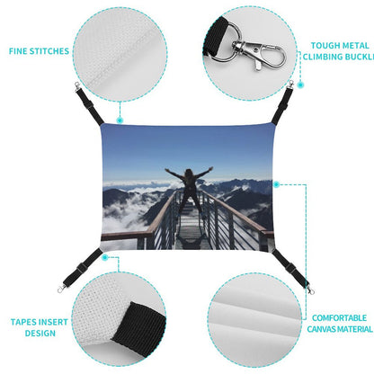 【ケージが“秘密基地”に】猫や小動物が喜ぶ、オリジナルハンモック｜省スペース