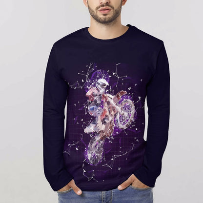 全面プリント 長袖Tシャツ メンズ | フルカラー昇華転写 | 速乾ポリエステル