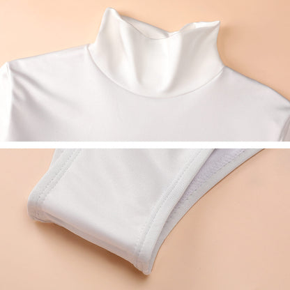 【もう着崩れない】一枚でコーデが完成。ハイネック・長袖ボディスーツ｜きれいめインナー