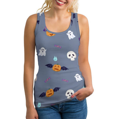 カスタム スポーツタンクトップ | 滑らかミルクシルク素材 | ヨガ・ジム用