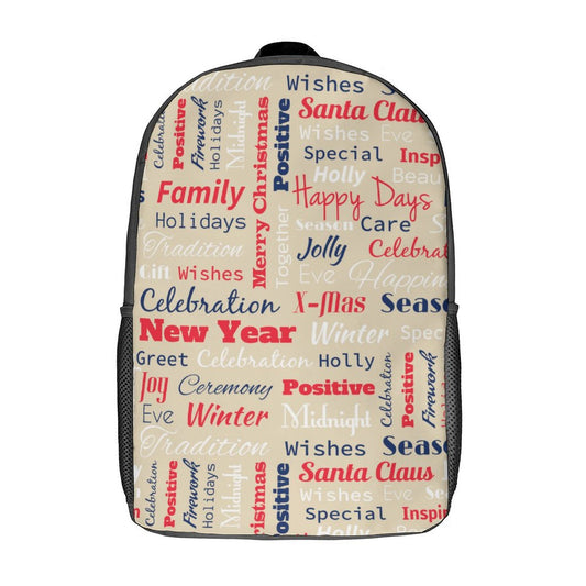 17インチ 頑丈リュック | 600D強化ポリエステル・大容量 | 通学・アウトドア用バックパック