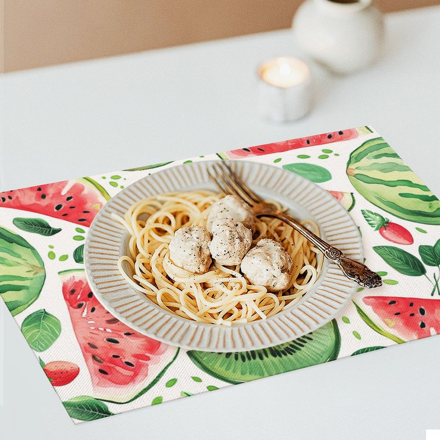 【選べる枚数】モダンな食卓に。写真で創る、洗えるPVCランチョンマット