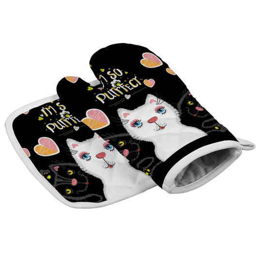 オリジナル 鍋つかみ & 鍋敷き セット | 耐熱ミトン キッチン用品 | 名入れ・写真プリント