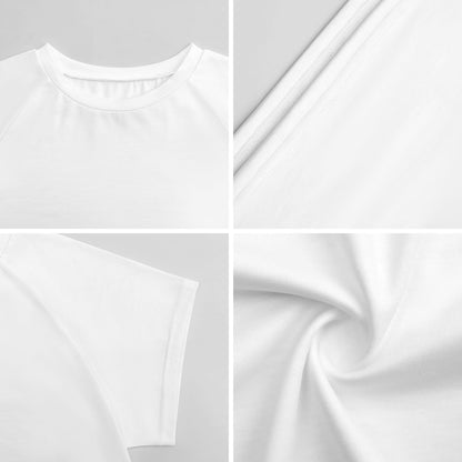 カスタム クロップドTシャツ | 写真で作るオリジナル・ラグランT