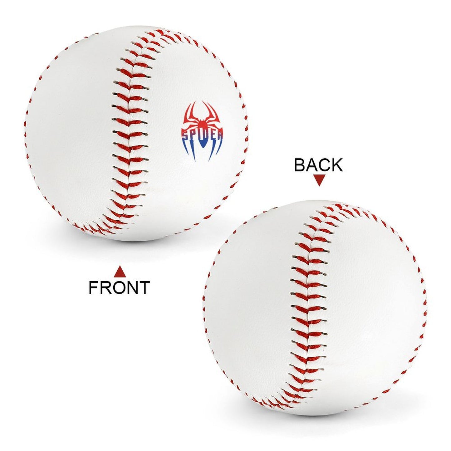 【オリジナル作成】カスタム 野球ボール | UVプリント レザー製 | 記念品・卒団ギフト・チームロゴ