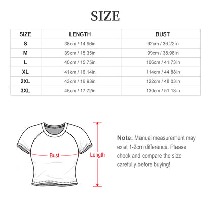 カスタムプリント対応クロップド丈半袖Tシャツ（配色袖デザイン）