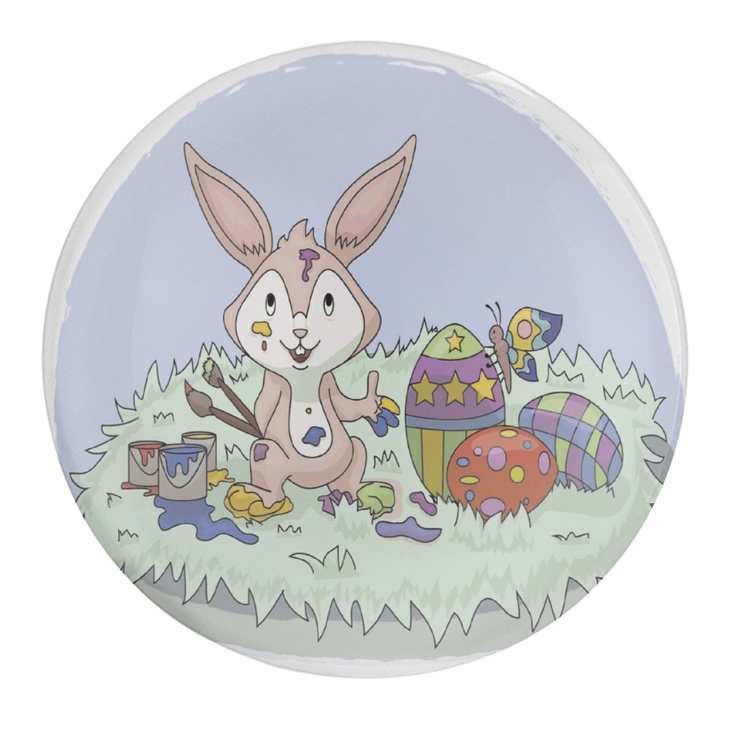 オリジナル 缶バッジ風 マグネット | ガラス製・高光沢 | 写真で作る冷蔵庫マグネット 4cm