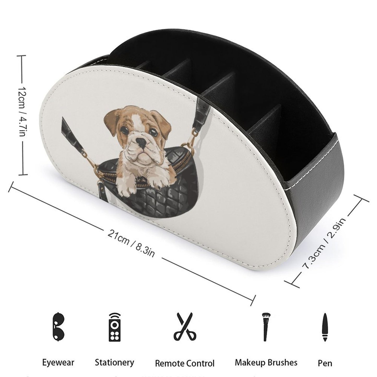 【レザー製】写真で作るオリジナルリモコンラック｜おしゃれな卓上収納・小物入れ