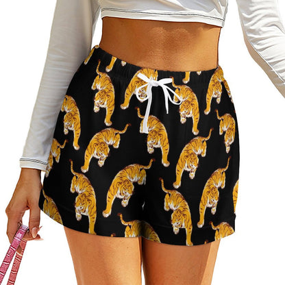 【ポケット付き】もう妥協しない！理想の体型カバーが叶う、ハイウエスト・ショートパンツ