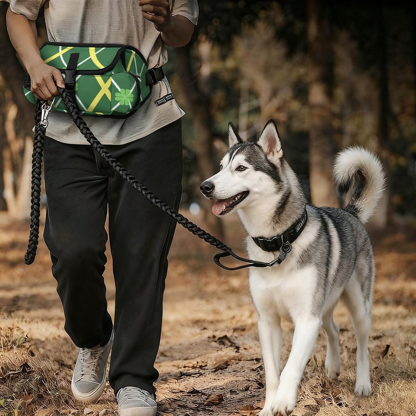 【名入れ対応】小型犬・猫用 セルフキャリーリュック｜お散歩マナー袋・小物入れ