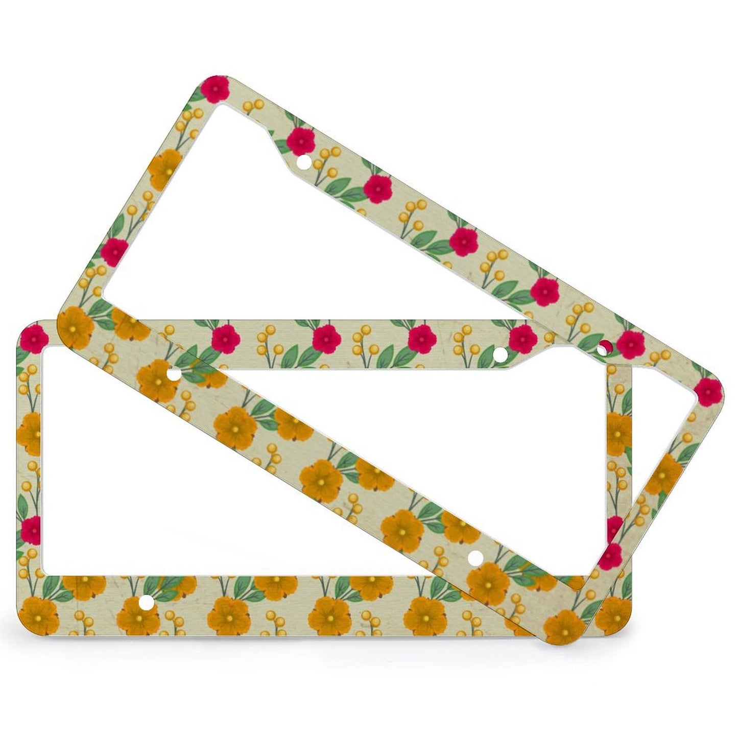 【写真でカスタム】ライセンスフレーム オリジナル (USサイズ/ペア) | おしゃれなナンバーフレーム