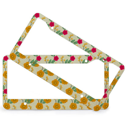 【写真でカスタム】ライセンスフレーム オリジナル (USサイズ/ペア) | おしゃれなナンバーフレーム