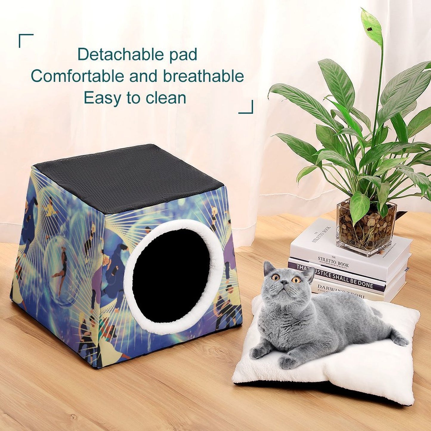 オーダーメイド ドーム型ペットベッド (超小型犬・猫用) かまくら型ハウス