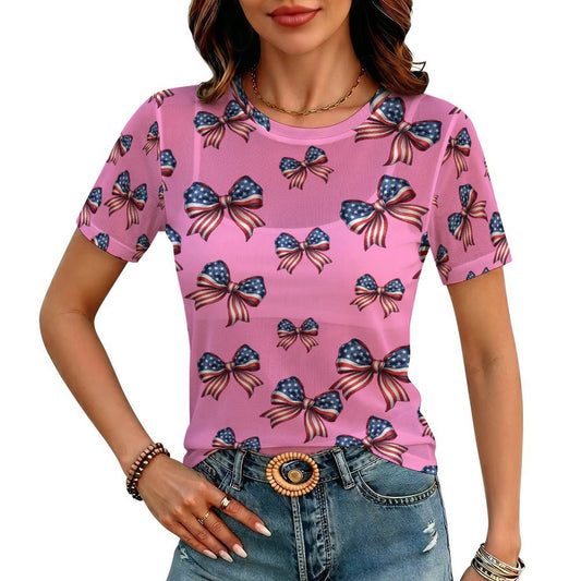 メッシュ 半袖 Tシャツ（熱転写カスタムプリント対応）