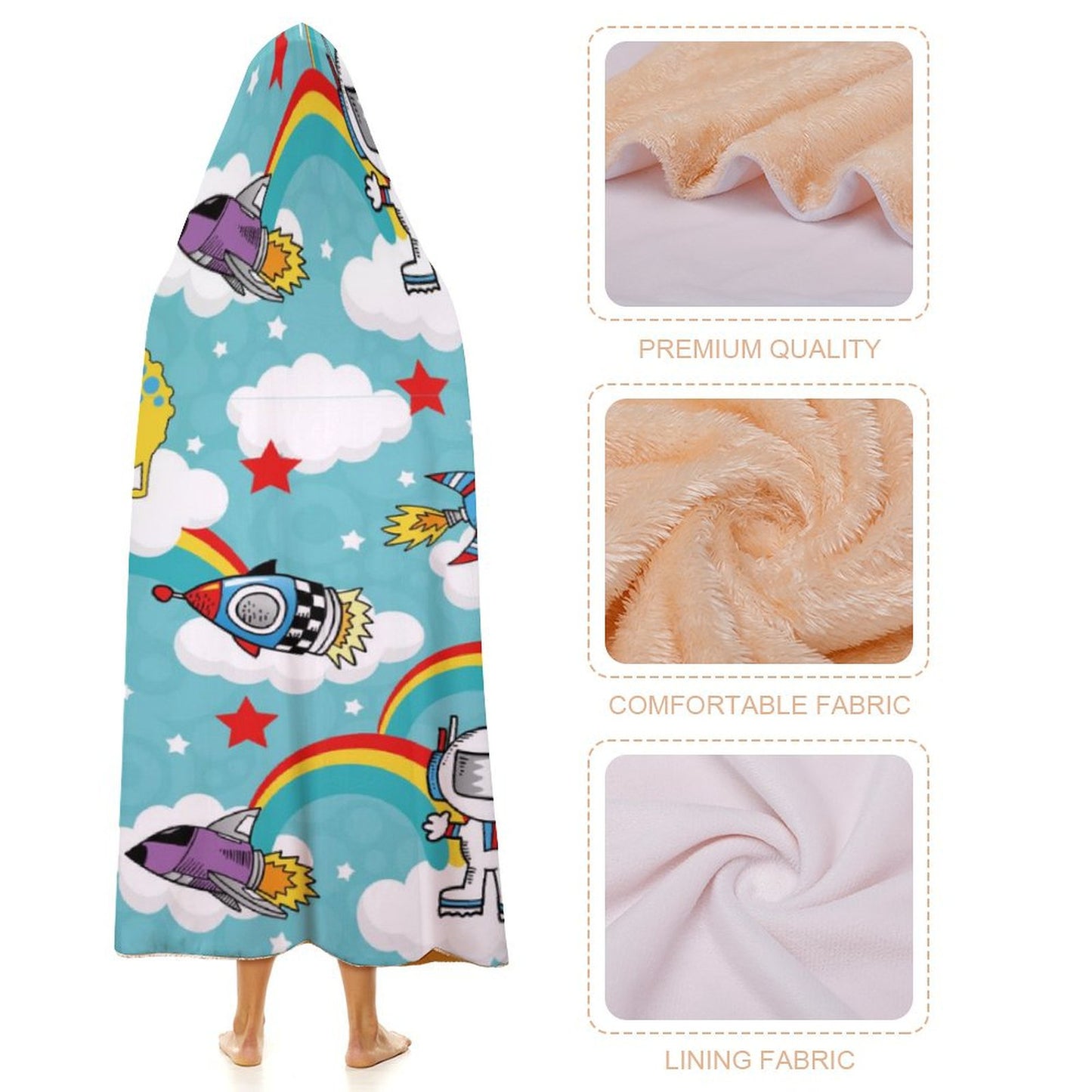 【自分だけの世界へ】写真で作るフード付き“着る毛布”｜冬のぬくぬくギフト