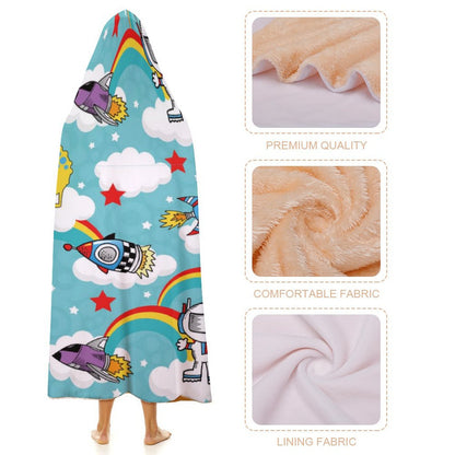 【自分だけの世界へ】写真で作るフード付き“着る毛布”｜冬のぬくぬくギフト