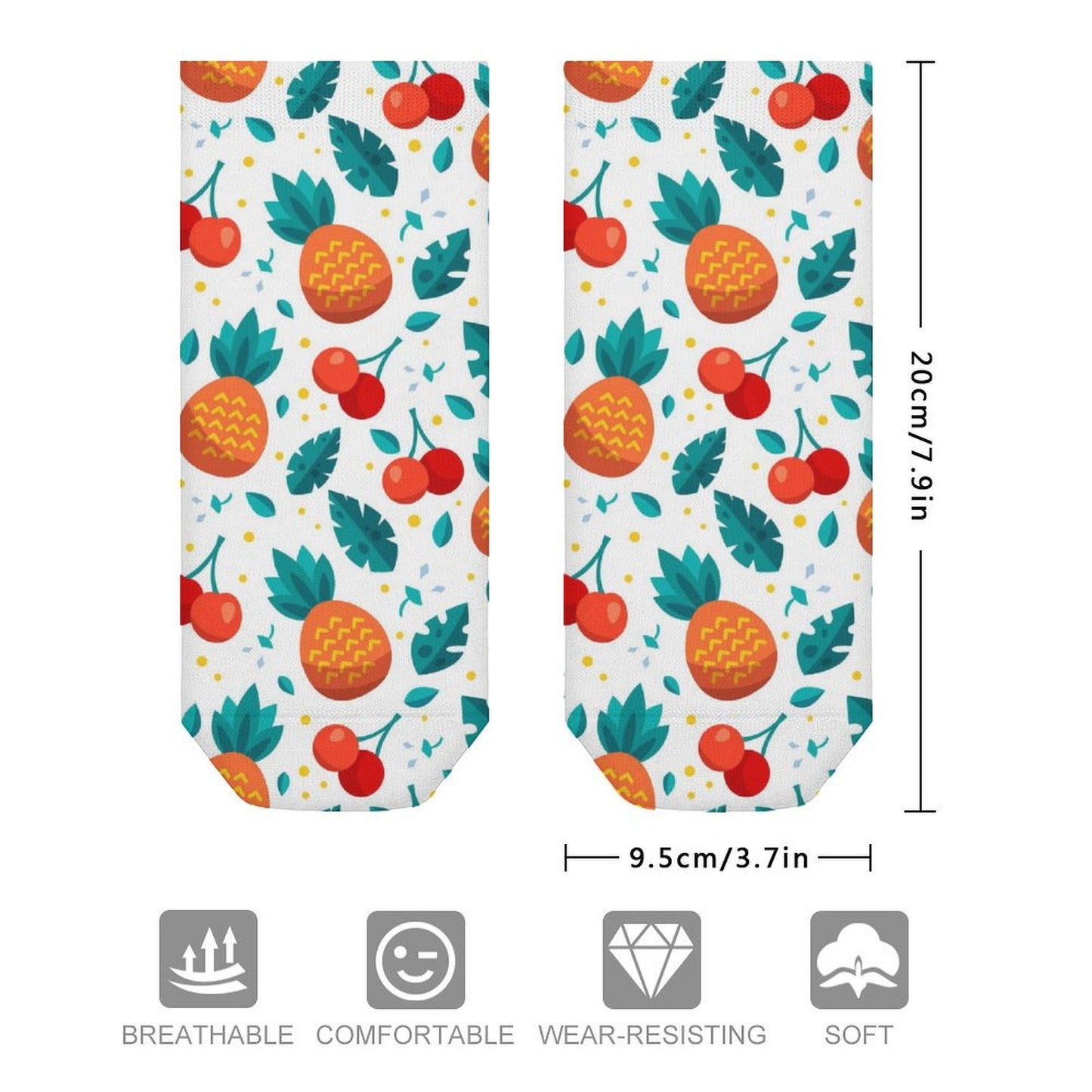 【見えないお洒落】自分だけのデザインで作るオリジナルくるぶしソックス｜1足から作成可能