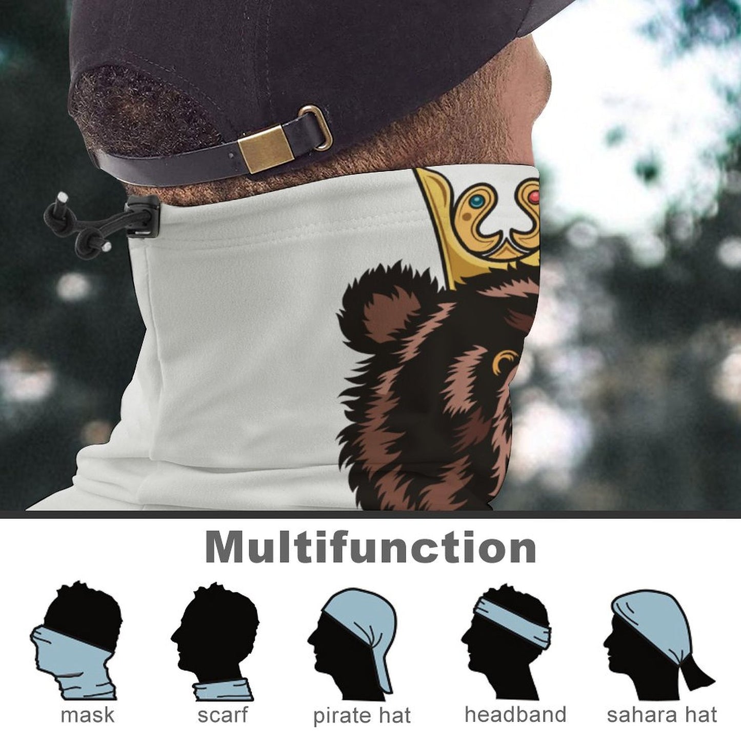 【一枚であらゆる環境に対応】デザイン自在、オリジナル多機能ネックゲイター