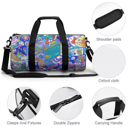 【もう探さない】干湿分離でスマート収納！カスタムできる円筒ジムバッグ｜一泊旅行にも