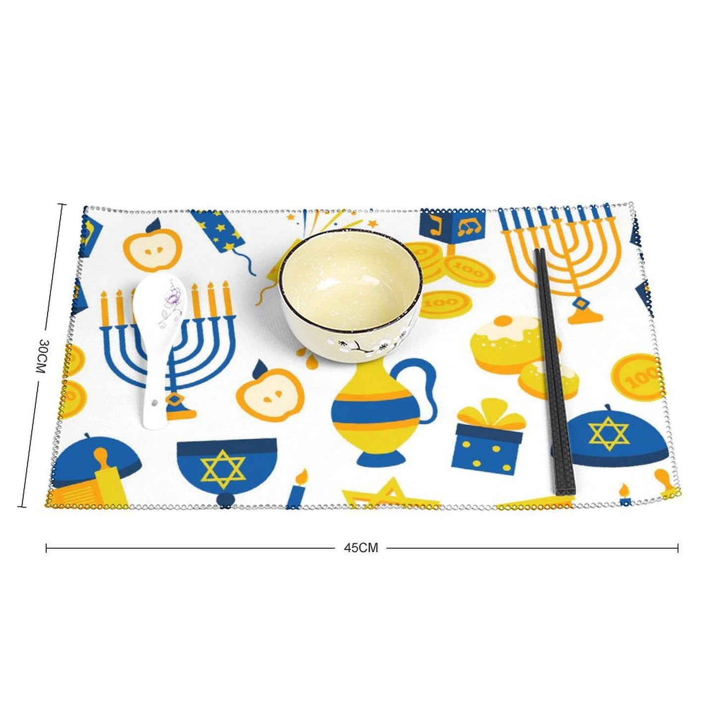 【6枚セット】ゲストが喜ぶ、会話が生まれる。写真で作るオリジナルランチョンマット