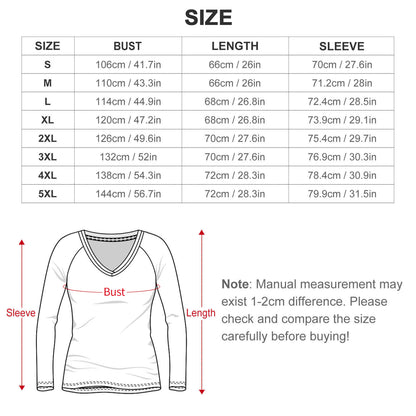 【シワにならない】ダブルVネック長袖Tシャツ｜旅行・体型カバーに (S-5XL)