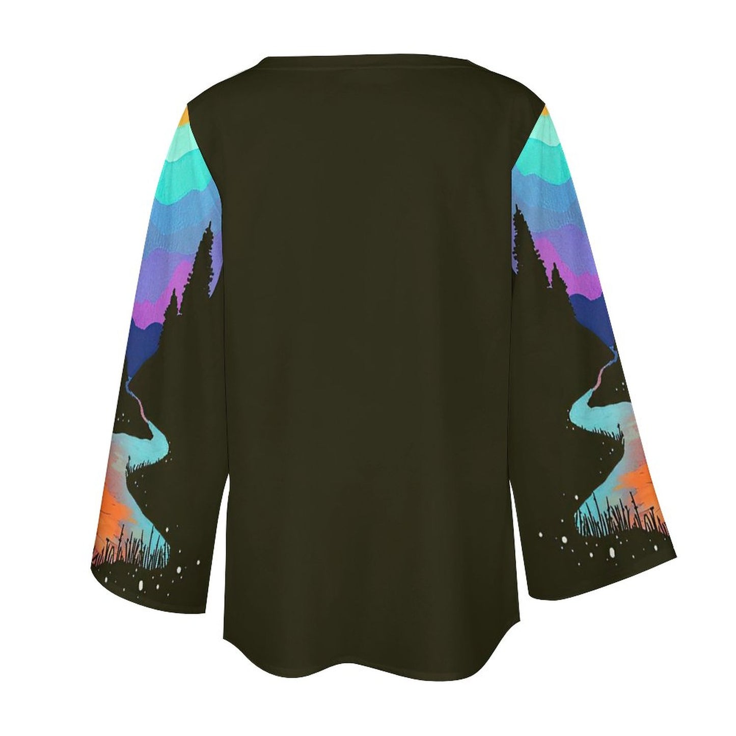 オリジナルシフォンブラウス | 透け感・涼感・体型カバー | S-5XL