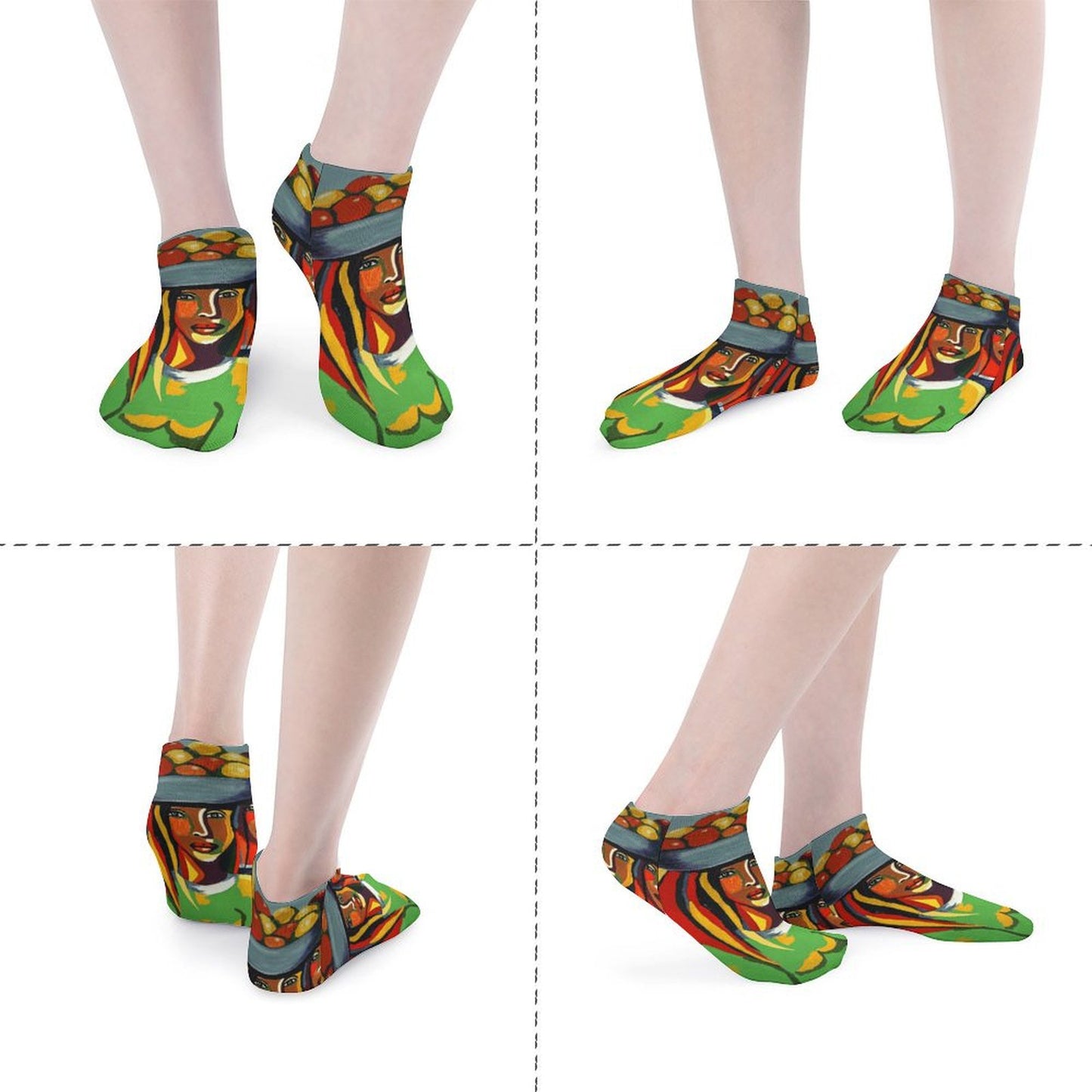 カスタム アンクルソックス (5足セット) | 写真でオリジナル靴下作成