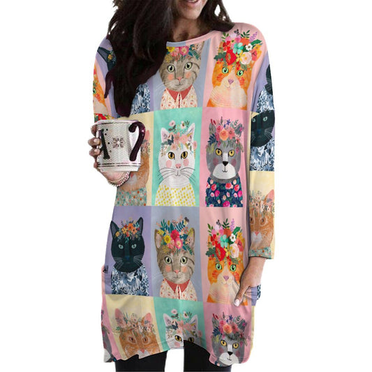 オリジナル チュニック スウェット | ポケット付き＆お尻が隠れる丈 | 2XS-6XL