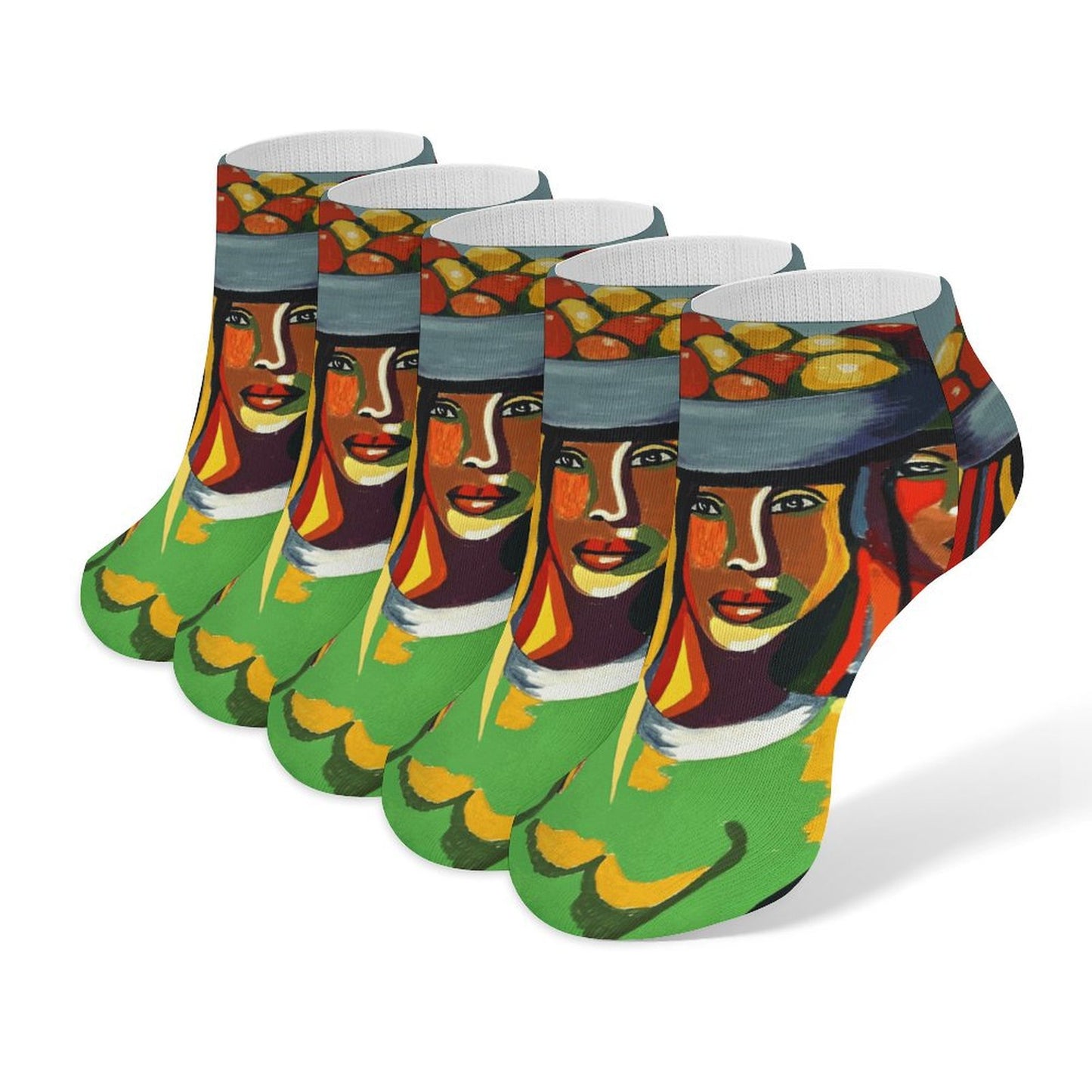 カスタム アンクルソックス (5足セット) | 写真でオリジナル靴下作成