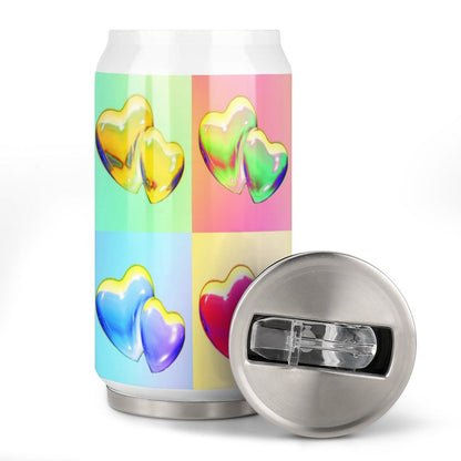 【保温保冷】カスタムできる蓋付きステンレスタンブラー｜ストロー付き・オリジナル